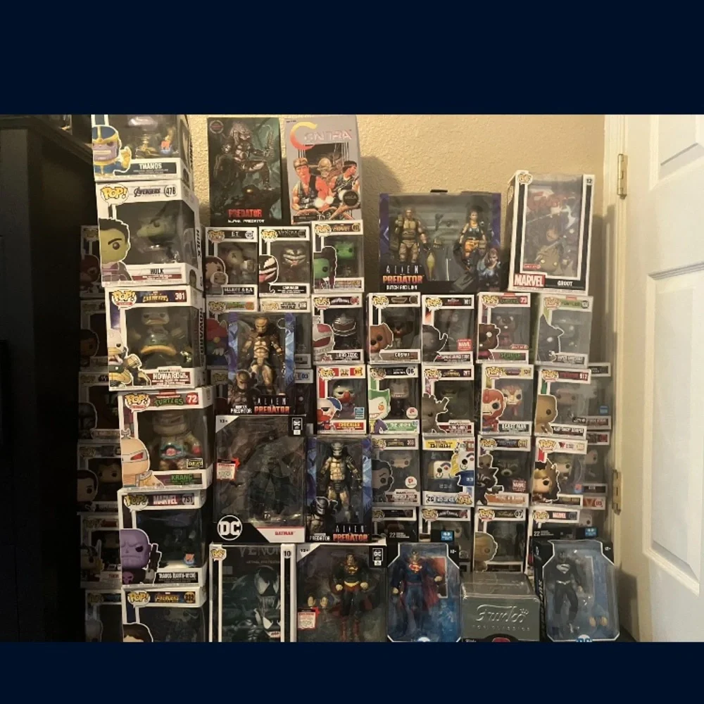 Funko Pop Marvel and DC Figure Set